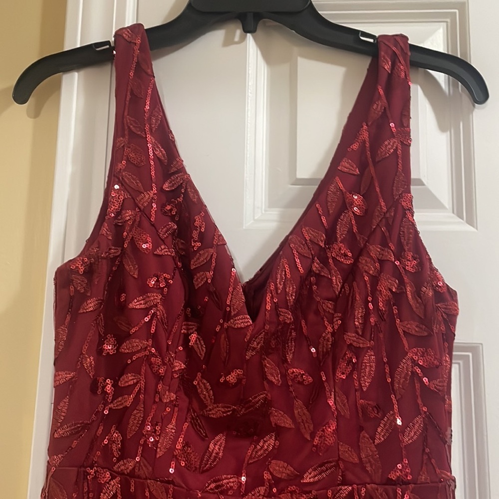 Ever Pretty Red Sequin Prom Dress - Picture 2 of 14